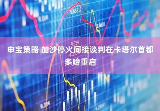 申宝策略 加沙停火间接谈判在卡塔尔首都多哈重启