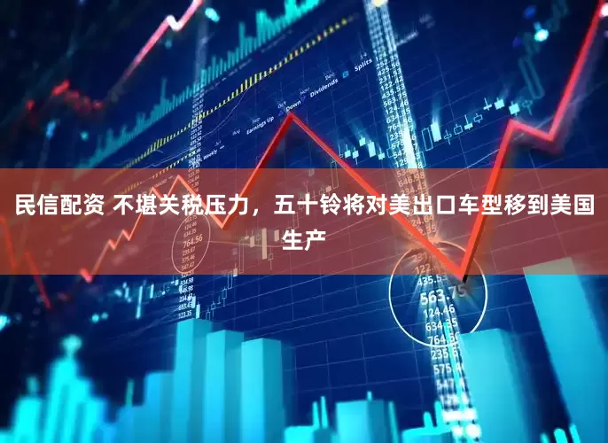 民信配资 不堪关税压力，五十铃将对美出口车型移到美国生产